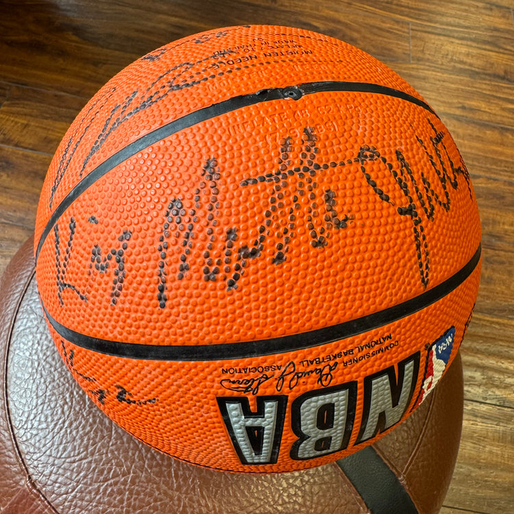 Blazers 1993-94 Team Autographed Ball