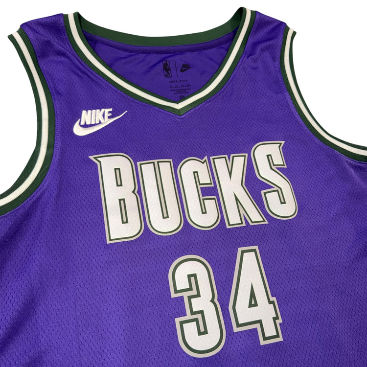 Nike Swingman Classic Milwaukee Bucks Giannis Antetokounmpo Sz XL