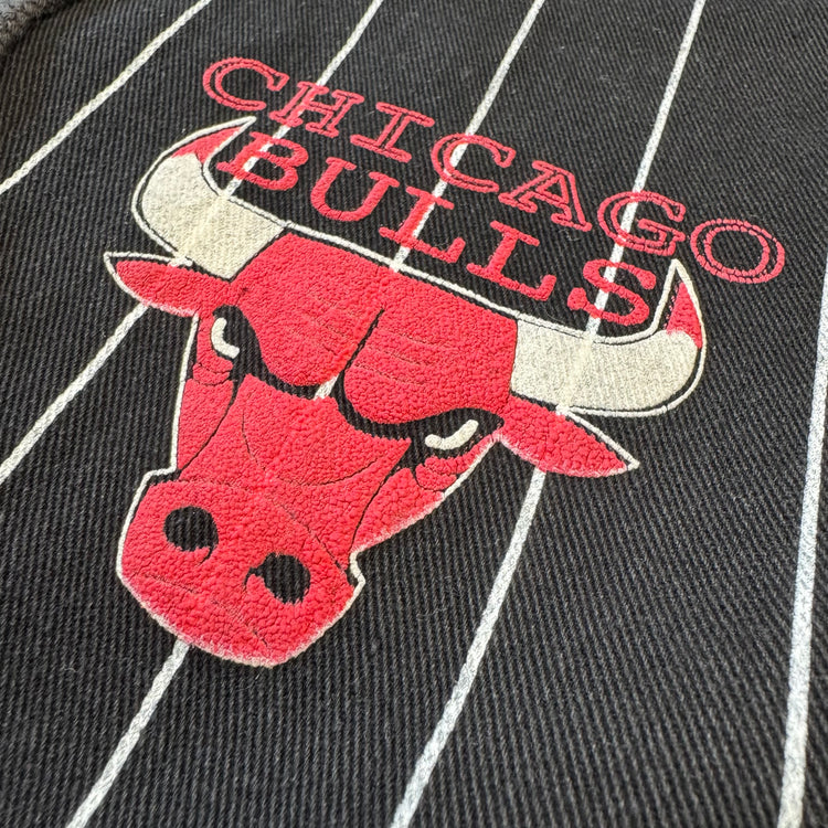 Bulls 90's Pinstripe Poncho Sz XL