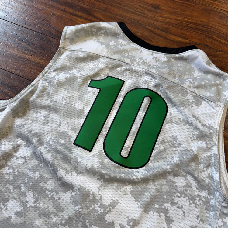 Nike 00’s Dri Fit Fighting Ducks Digital Camo Jersey Sz XL