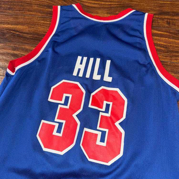 Champion Detroit Pistons Grant Hill Jersey Sz XL