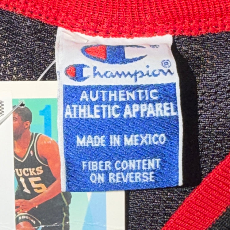 Champion 90’s Miami Heat Away Alonzo Mourning Jersey Sz 2X