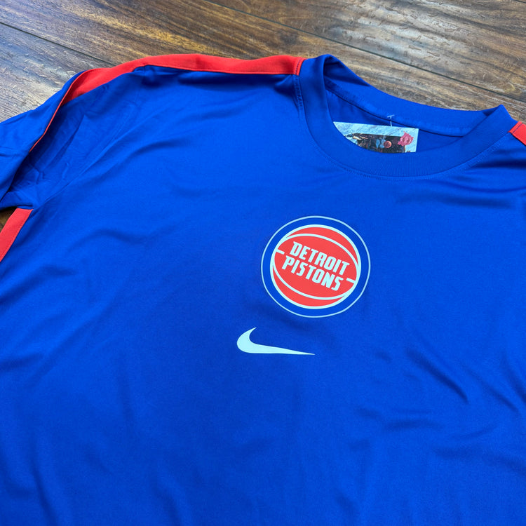 NWT Nike Detroit Pistons Warm Up LS Sz L
