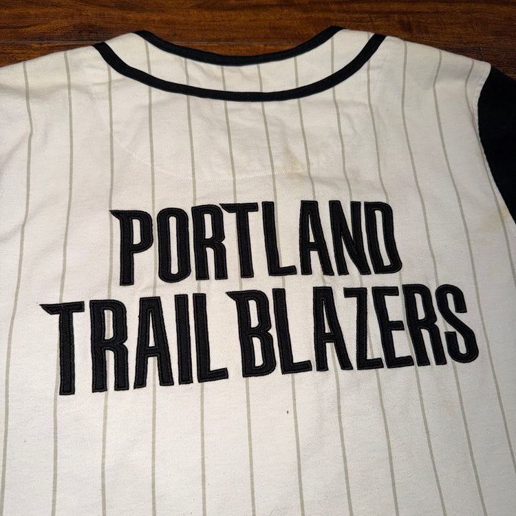 Modern Starter Portland Trail Blazers Baseball Jersey Sz L