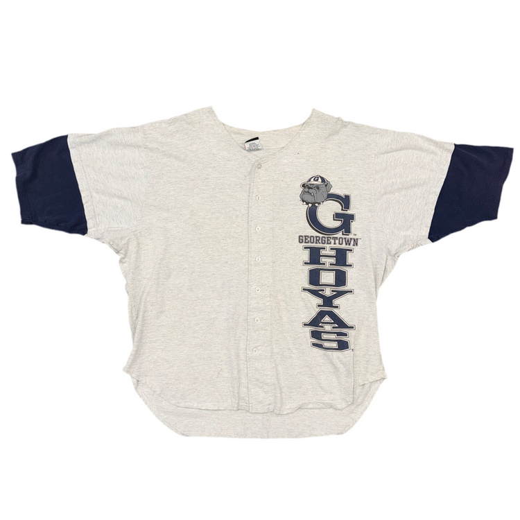 Signal Georgetown Hoyas Baseball Jersey Sz XL
