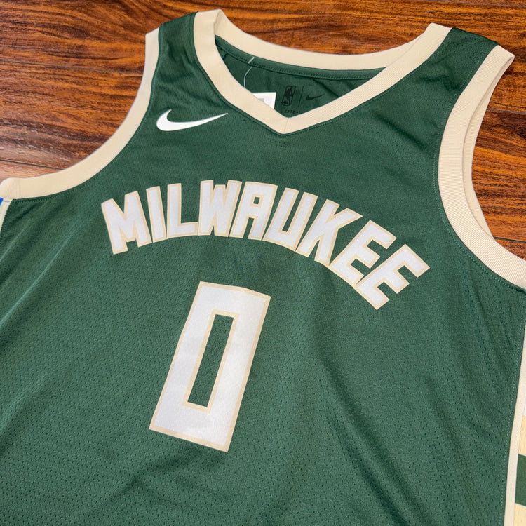 Nike Milwaukee Bucks Damian Lillard Jersey Sz L