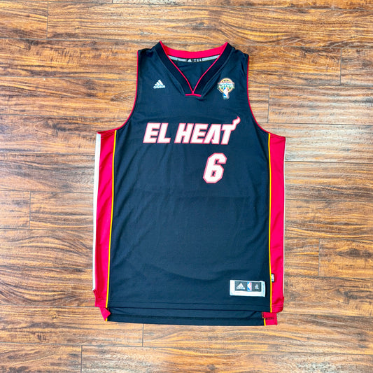Rare Adidas El Heat LeBron Jersey Sz XL