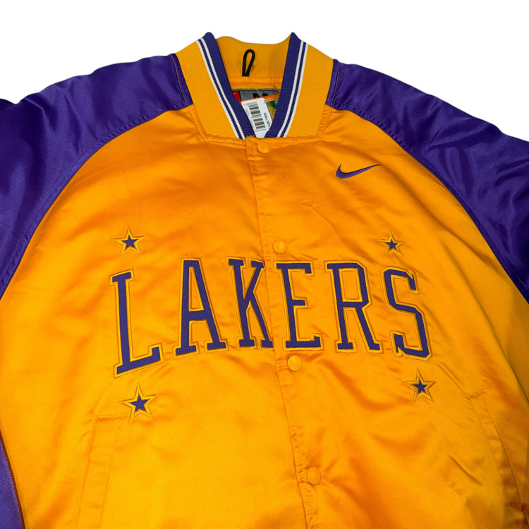 Nike 00's Los Angeles Lakers Satin Jacket Sz M