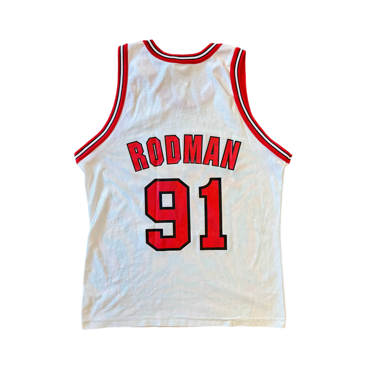 Champion 90’s Dennis Rodman Bulls Jersey Sz L