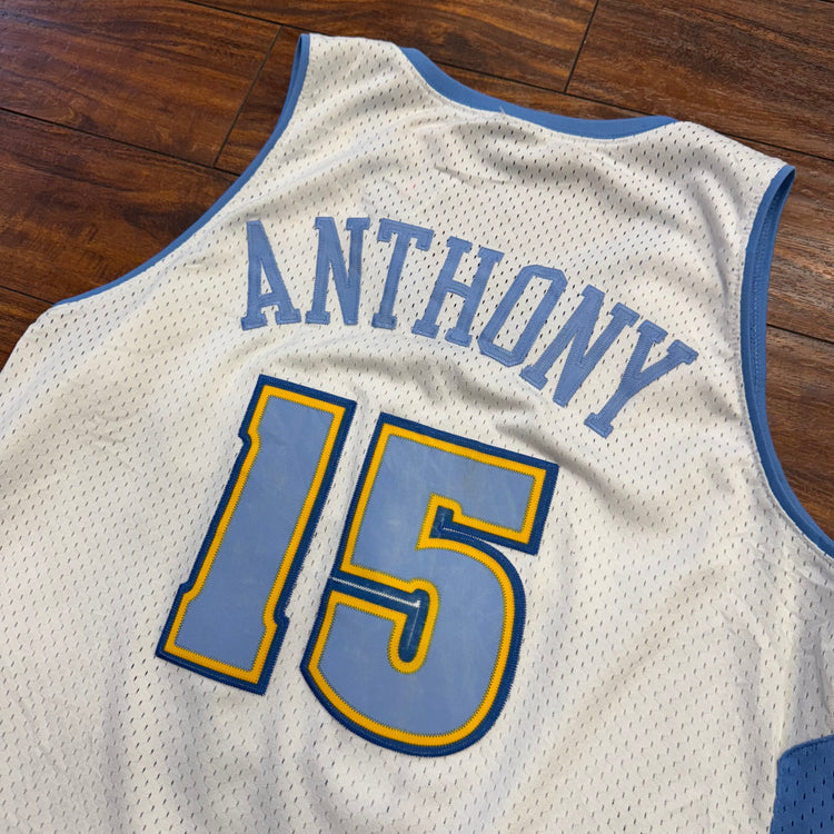 Nike 2000’s Nuggets Carmelo Anthony Jersey Sz L
