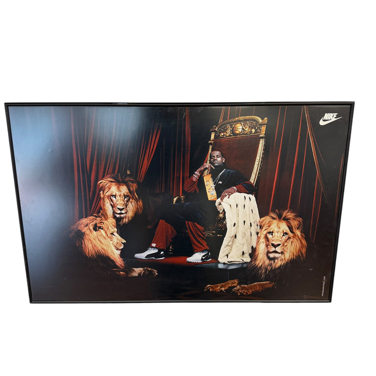 Nike 2003 Lebron James “Watch The Throne” Zoom Generation PROMO Poster