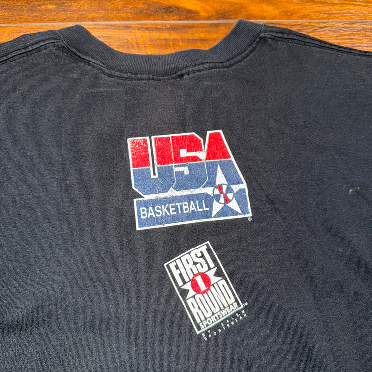 Salem Sportswear “US Against The World” Tee USA Tee Sz L