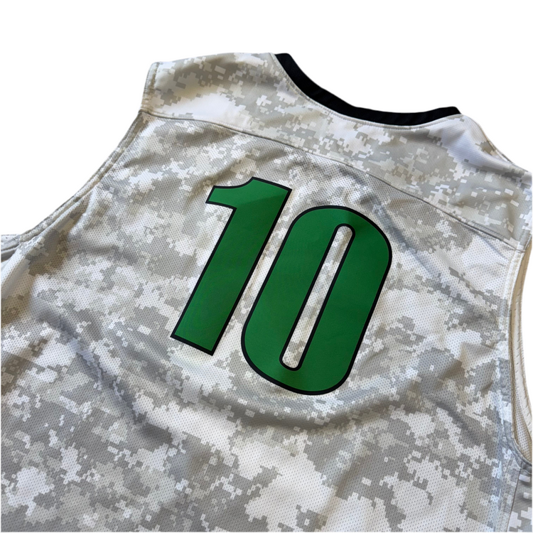 Nike 00’s Dri Fit Fighting Ducks Digital Camo Jersey Sz XL