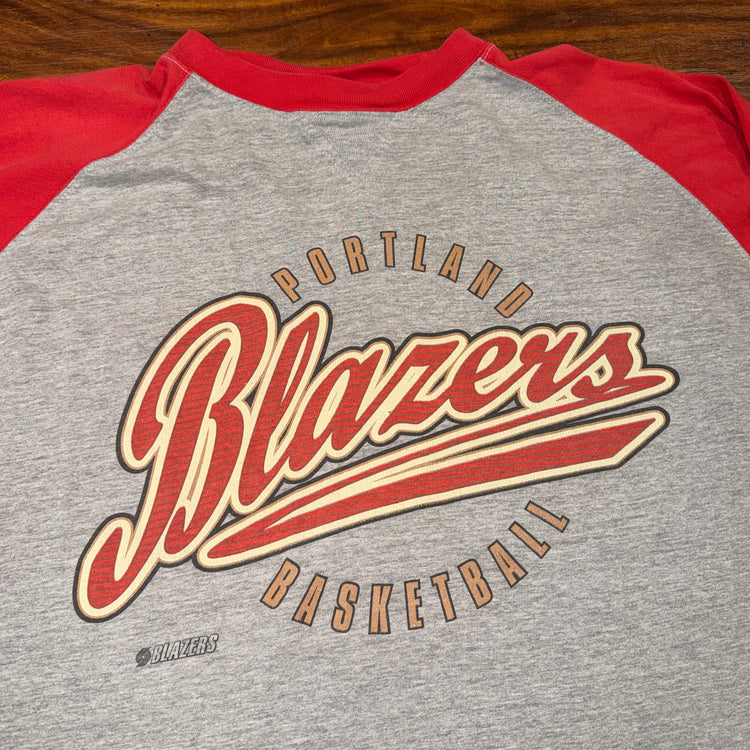 Logo Athletic Portland Trail Blazers Long Sleeve Sz XL