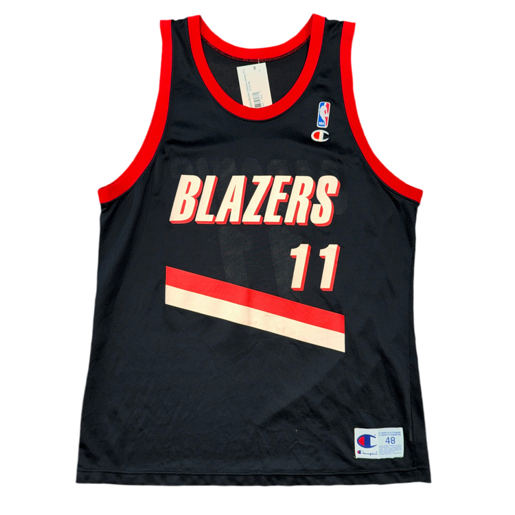 Champion Portland Trail Blazers Arvydas Sabonis Jersey Sz XL