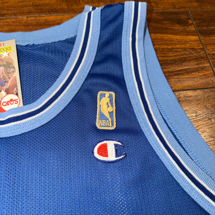 Champion 90’s NBA 50th Anniversary Los Angeles Lakers Jerry West M.L.P.S Jersey Sz L