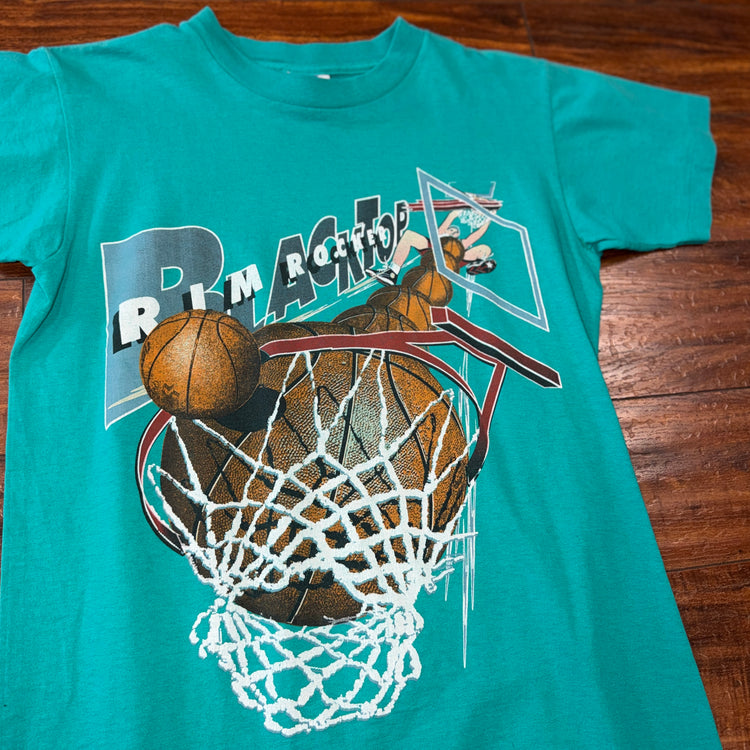 90's Rim Rockers Hoops Tee Sz L
