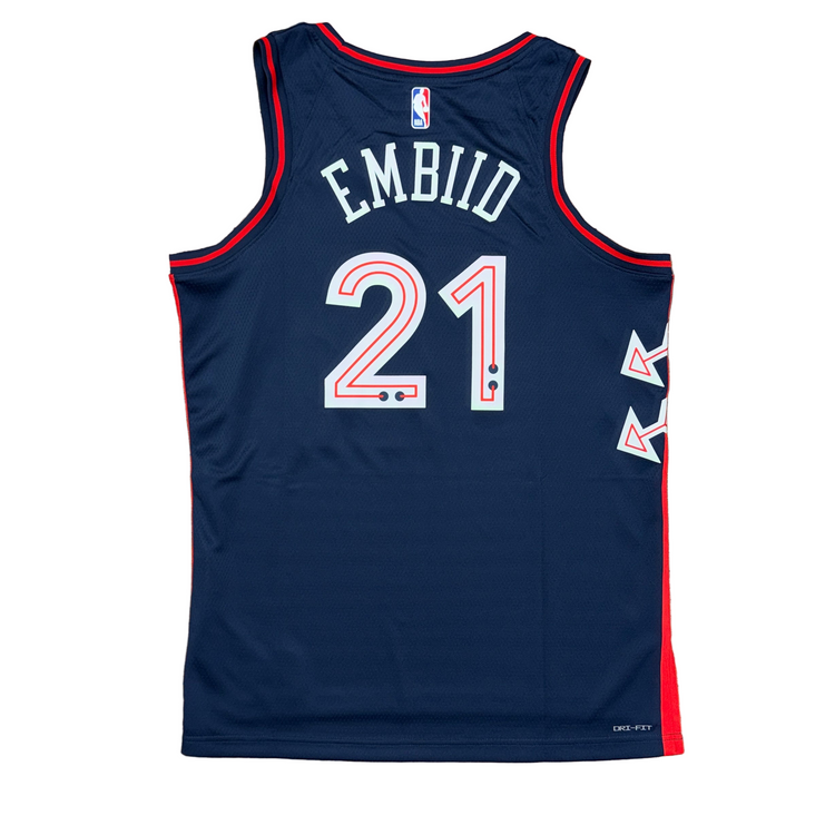 NWT Nike Phila Joel Embiid Jersey Sz L