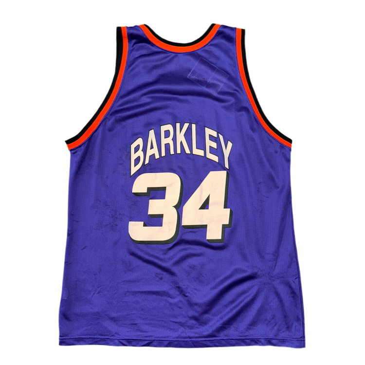 Champion Phoenix Suns Charles Barkley Jersey Sz XL