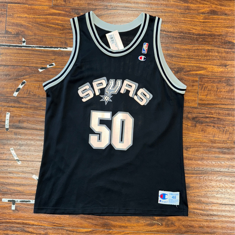 Champion 90's San Antonio Spurs David Robinson Jersey Sz XL
