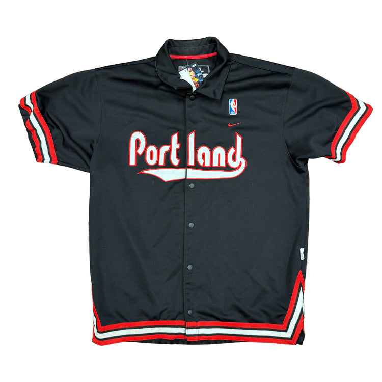 Nike 00's Portland Trail Blazers Warm Up Sz L
