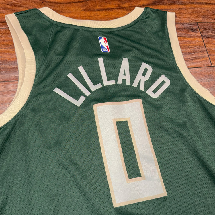 NWT Nike Milwaukee Bucks Damian Lillard Jersey Sz XL
