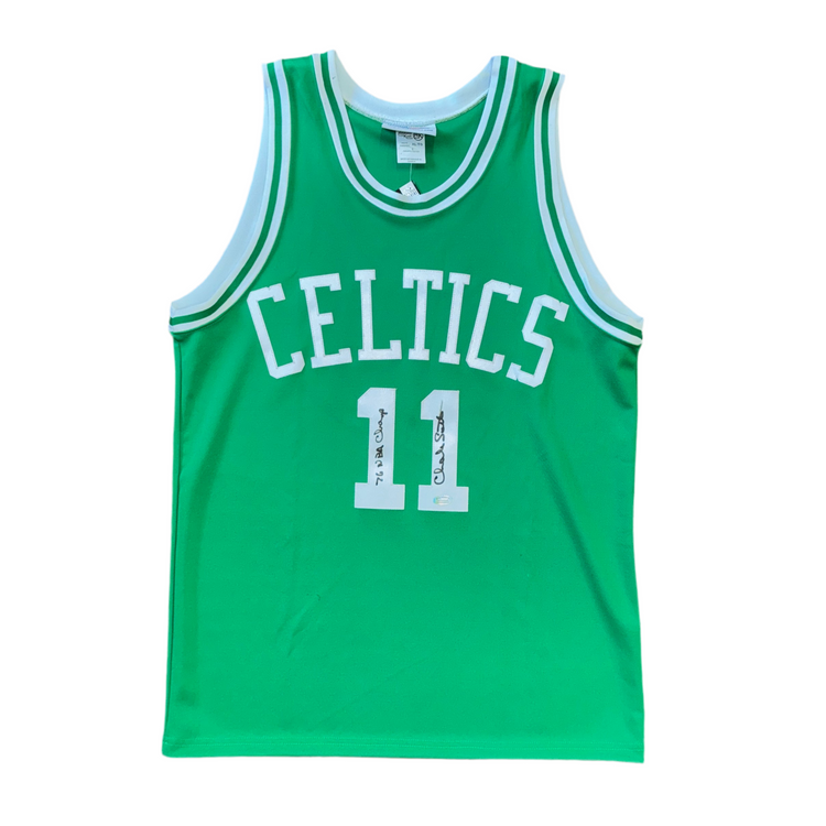 Autographed Charlie Scott Boston Celtics Jersey Sz XL