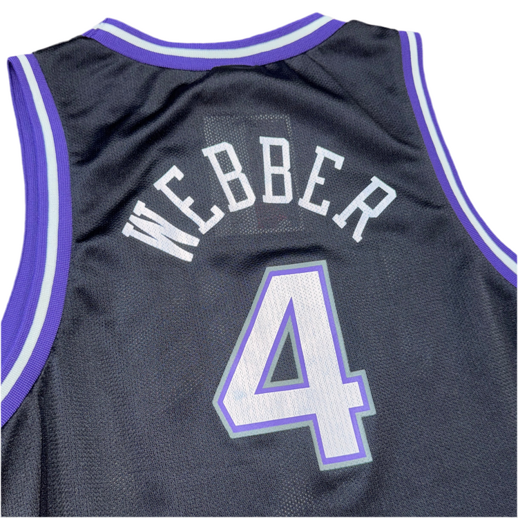 Champion Sacramento Kings Chris Webber Jersey Sz YL