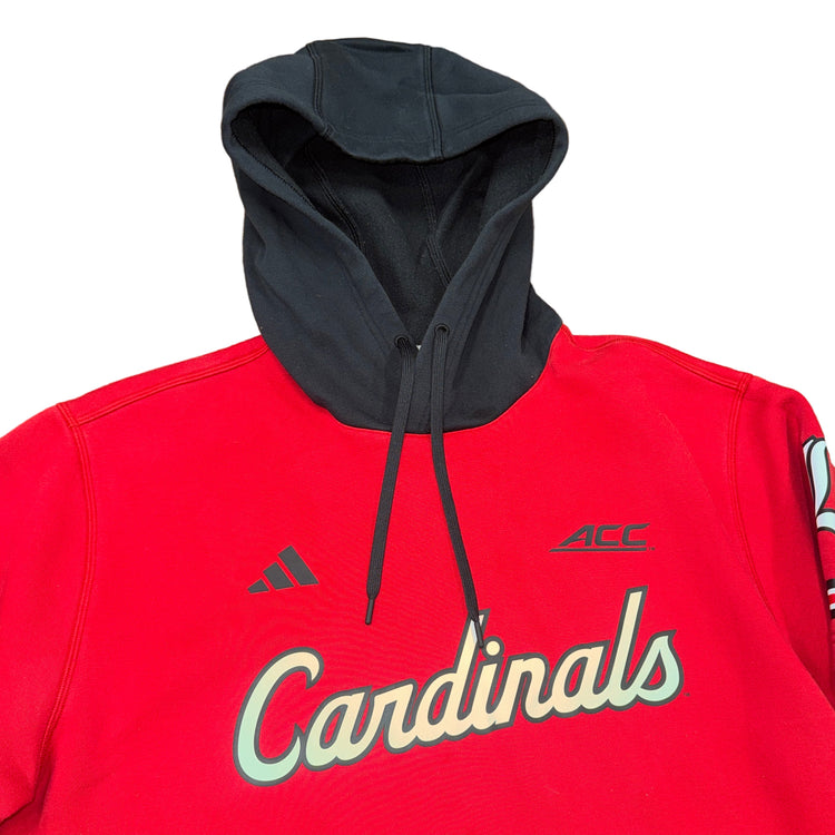 SAMPLE Adidas Louisville Cardinals Hoodie Sz M