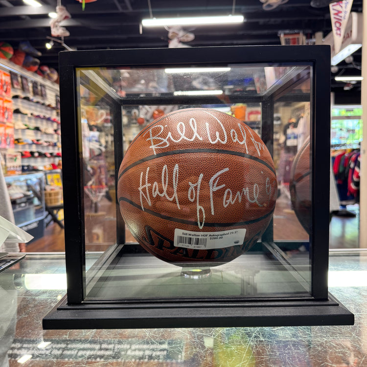 Bill Walton HOF Autographed NBA All Court Ball