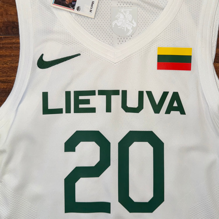 Nike 2020 Olympics Team Issued Lithuania SAMPLE Jersey Sz M + 4”