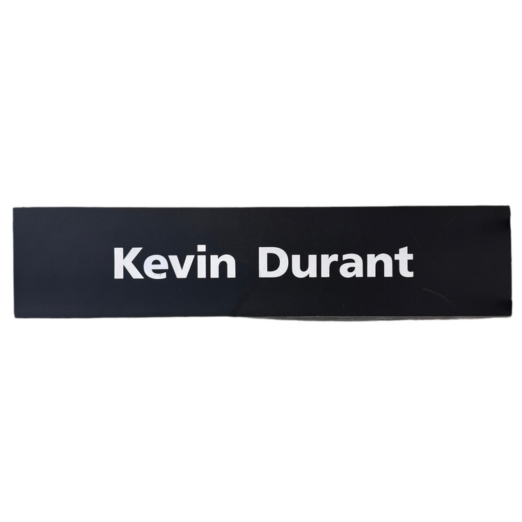 2007 Draft Workout Kevin Durant Name Plate Portland Trail Blazers