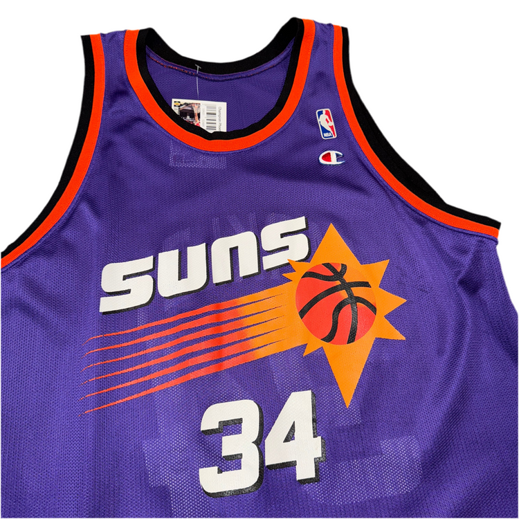 Champion Phoenix Suns Charles Barkley Jersey Sz XL