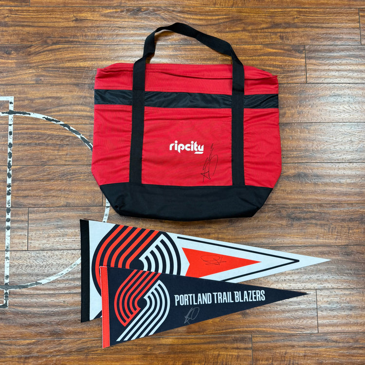 Blazers Autographed Ant Simons Bundle
