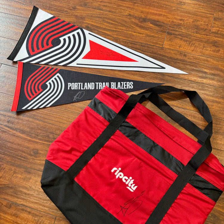 Blazers Autographed Ant Simons Bundle