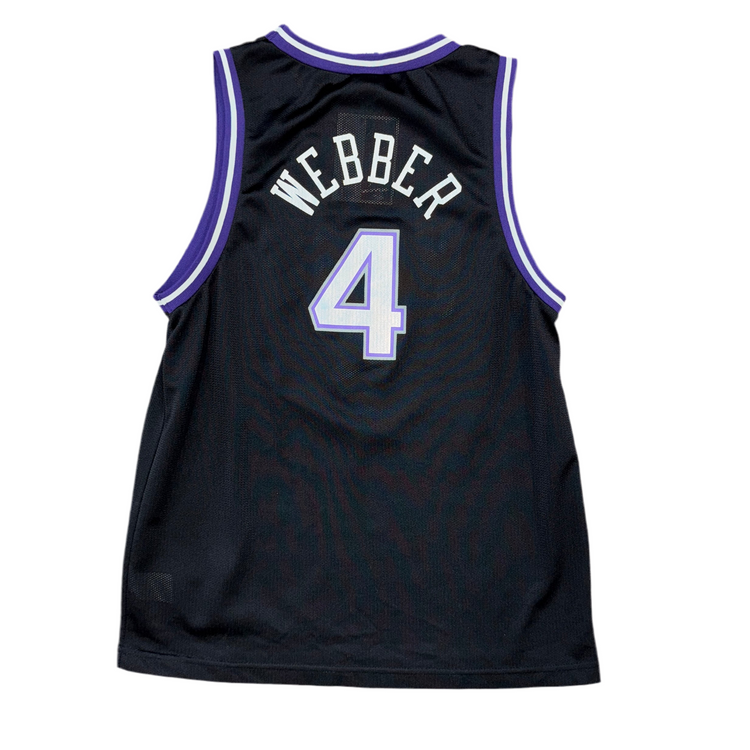 Champion Sacramento Kings Chris Webber Jersey Sz YL