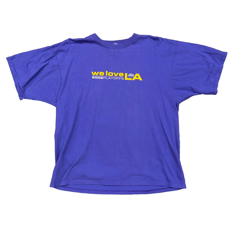 "We Love LA" 2002 Lakers Playoffs LIKE MIKE Promo Tee Sz XL