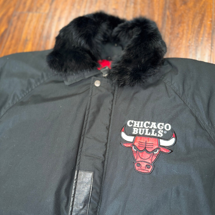 City Players Chicago Bulls Trench Coat Sz L
