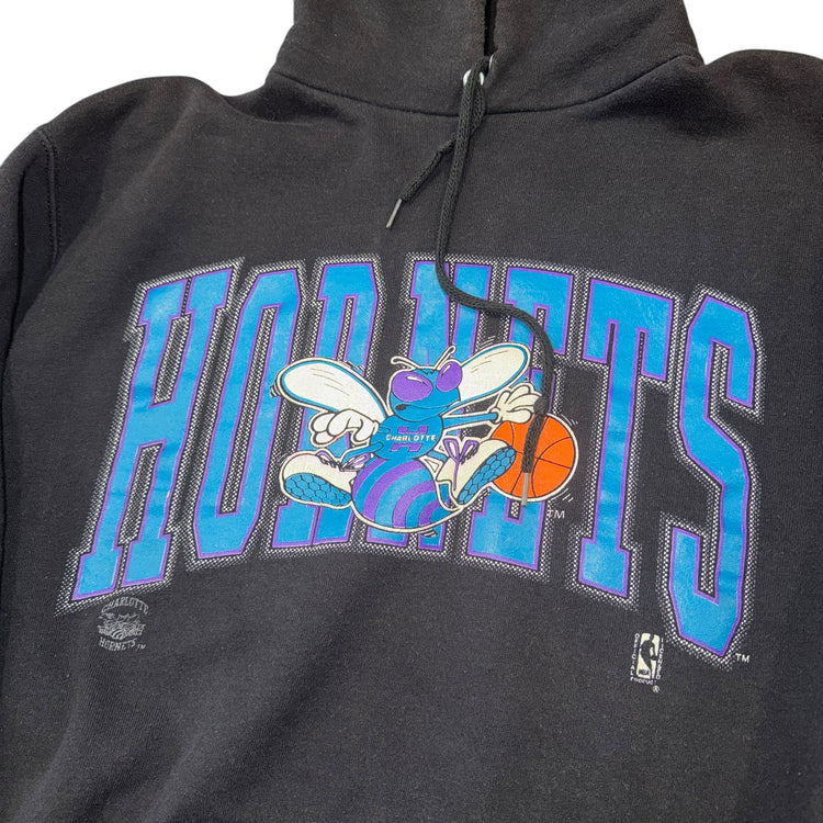 Logo Athletic 90’s Charlotte Hornets Hoodie Sz M