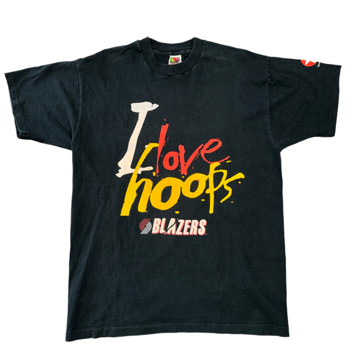FOTL I love Hoops Portland Trail Blazers Tee Sz XL