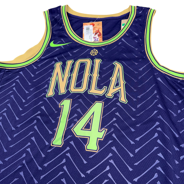NWT Nike Swingman City Editon New Orleans Pelicans Brandon Ingram Jersey Sz XL