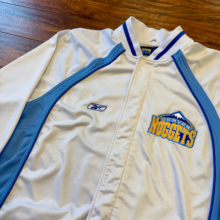 Reebok 00's Nuggets Team-Issued Warm Up Sz XL