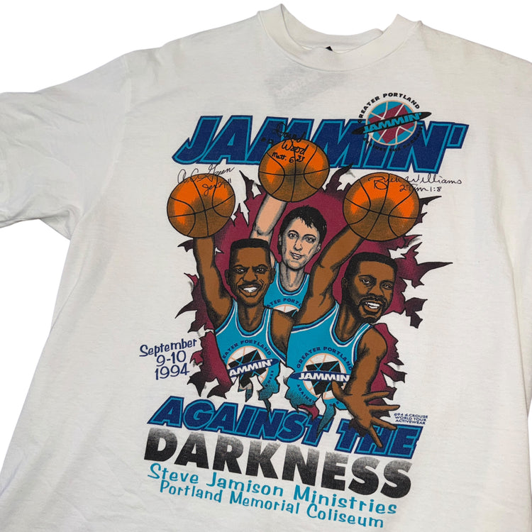 90's "Jammin Against The Darkness" Tee Sz L