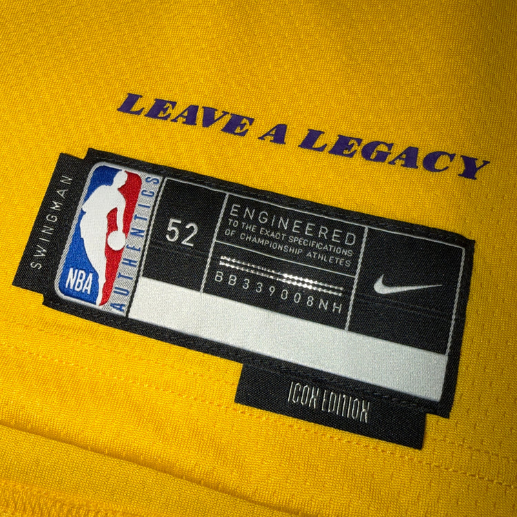 Nike Los Angeles Lakers Lebron James Jersey Sz XL