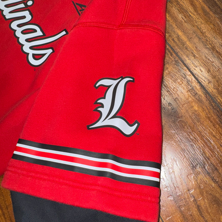 SAMPLE Adidas Louisville Cardinals Hoodie Sz M