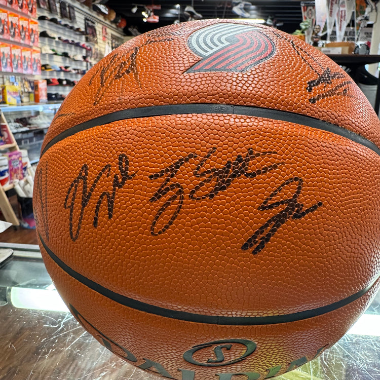 Blazers 2020-21 Team Autographed Ball