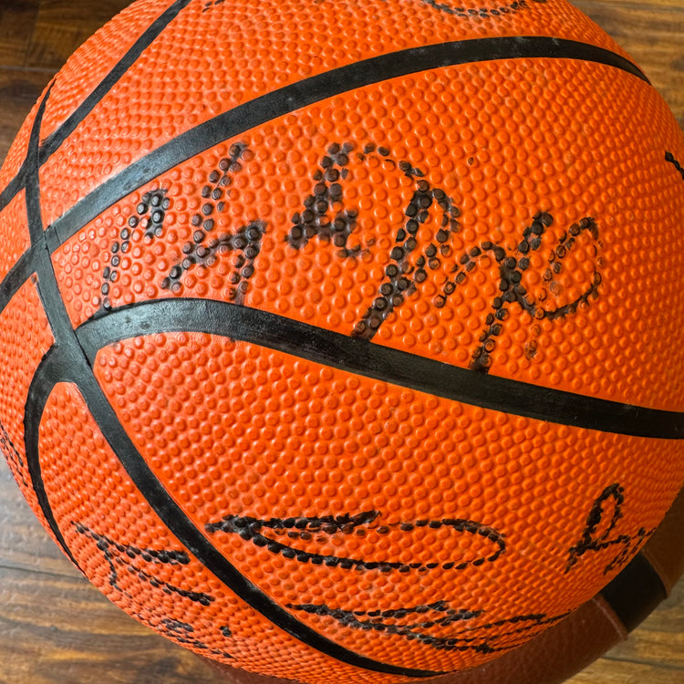 Blazers 1993-94 Team Autographed Ball