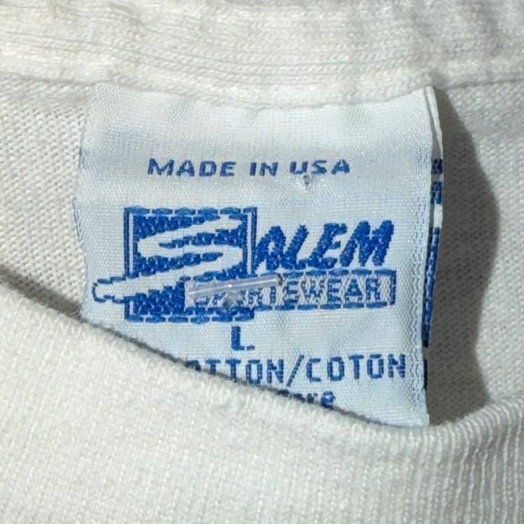 1991 Salem Sportswear Los Angeles Lakers Magic Johnson Skybox Tee Sz Lp