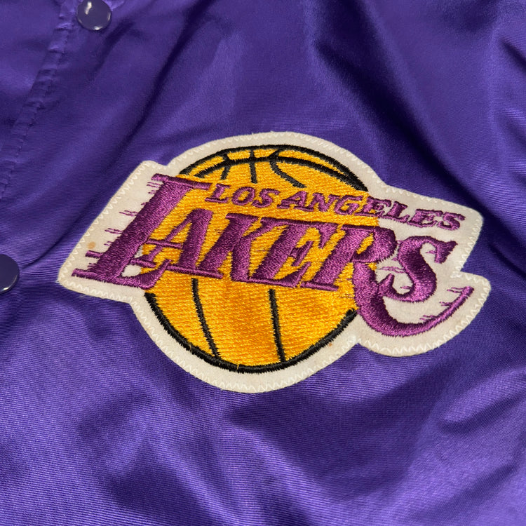 Starter Los Angeles Lakers Satin Jacket Sz S