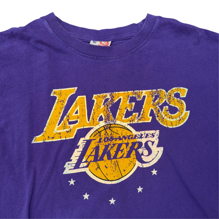 Ultra Game Los Angeles Lakers Crop Top Sz M